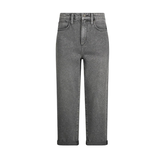 Jeans Donna LIU-JO Straight Fit Laminato Grigio
