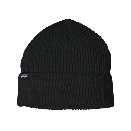 Patagonia Fisherman Rolled Beanie muts Zwart