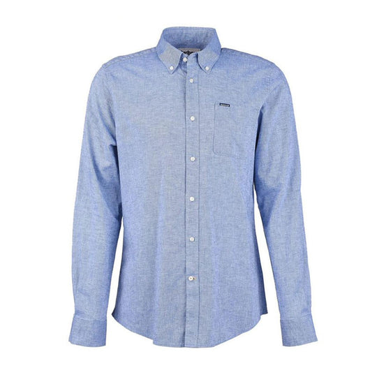 Men's Barbour Nelson Tailored Light Blue Shirt