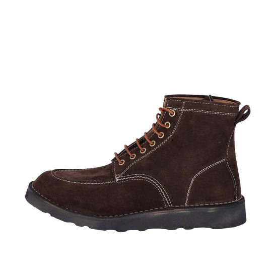 Stivaletti Uomo Lerews Track21 Alce Marrone Testa Di Moro