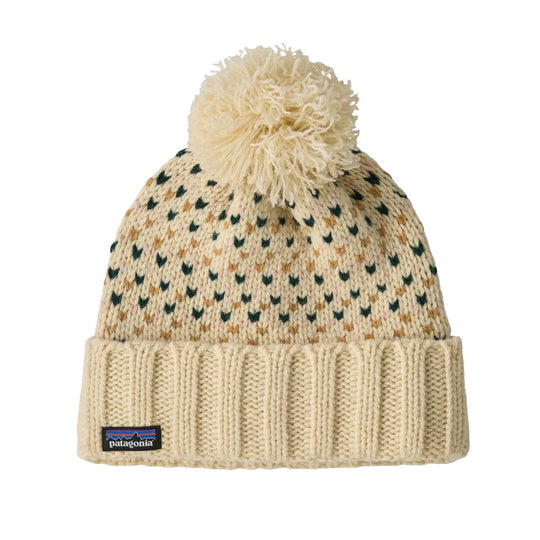 Dames muts Patagonia Snowbelle Beanie Crème Multicolor
