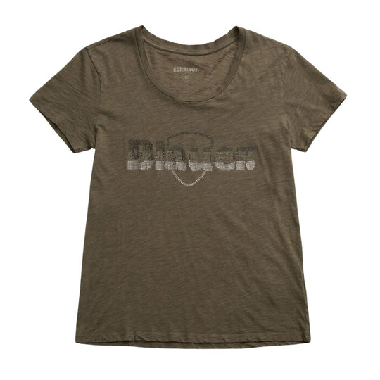 Women's Blauer Fiori Havey Green T-shirt