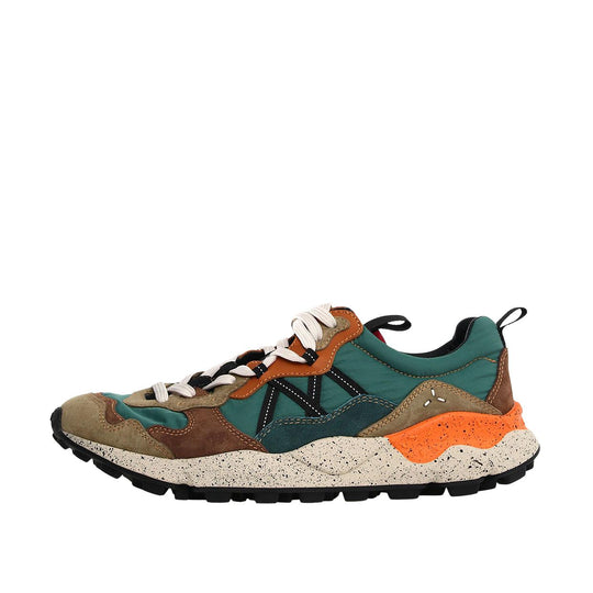 Sneakers Uomo Flower Mountain Lenzan Verde Multicolor