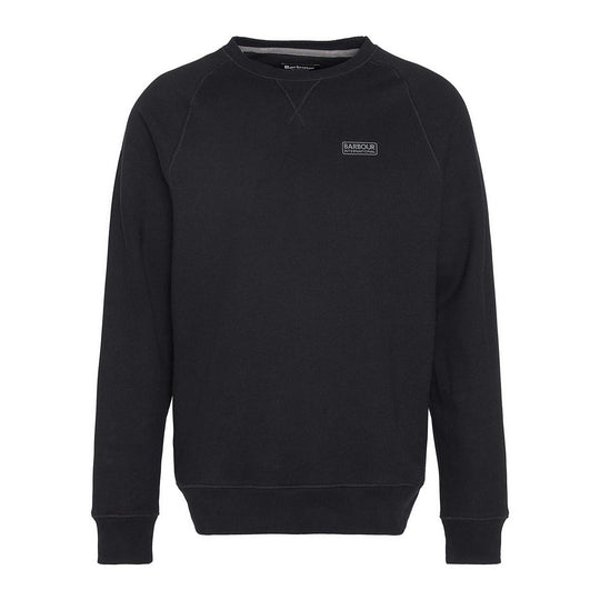 Maglia Uomo Barbour International Essential Crew Overlayers Nero