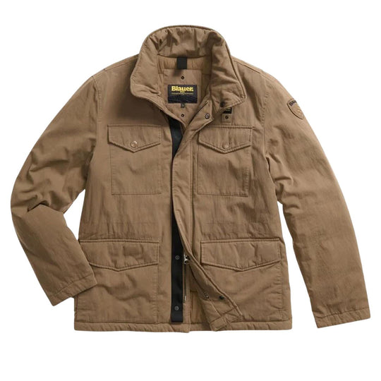 Field Jacket Uomo Blauer Norton Marrone