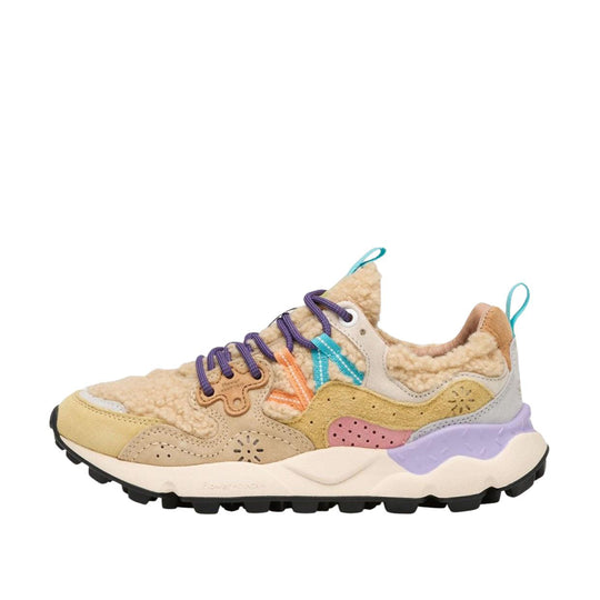 Sneakers Donna Flower Mountain Yamano 3 Beige
