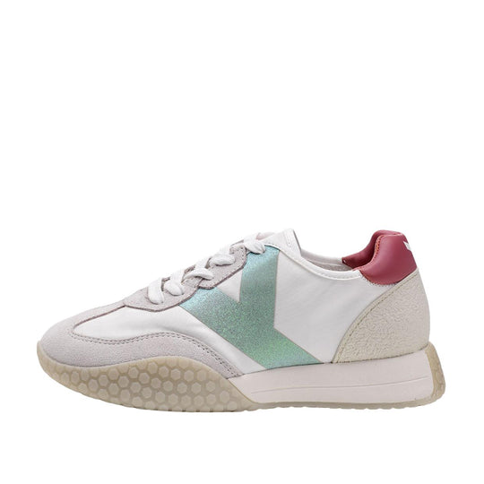 Sneakers Donna Kehnoo KW 9312 Bianco / Verde / Rosa
