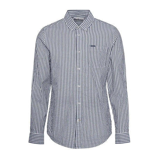 Camicia Uomo Barbour Cresswell Blu / Bianco