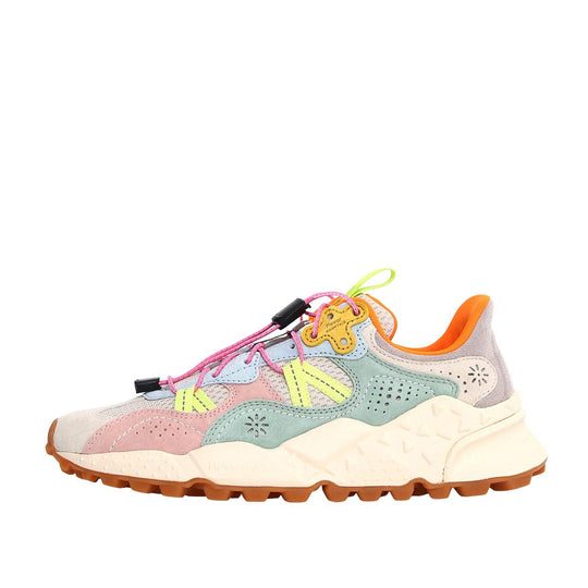 Sneakers Donna Flower Mountain Tiger Hill Rosa / Celeste