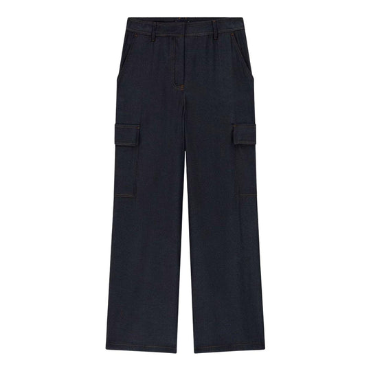 Jeans Donna Guess Regine Cargo Denim Scuro