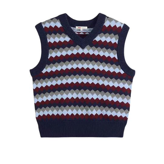 Gilet In Maglia Donna Levi's Charlie Blu Multicolor