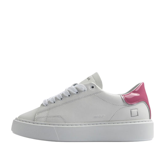 Women's Sneakers D.A.T.E. Sfera Calf White / Fuchsia
