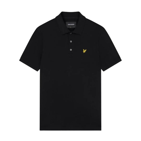 Polo Uomo Lyle & Scott Logo Nero