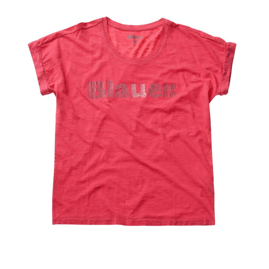 Women's Blauer Glitter Magenta T-shirt