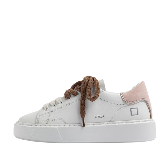 Sneakers Donna D.A.T.E. Sfera Tennis Retrò Bianco/Rosa