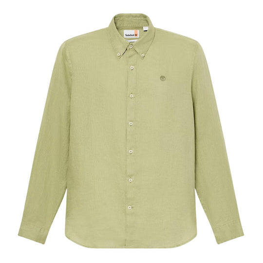 Camicia Uomo Timberland Millbrok L/S B/D Verde Salvia