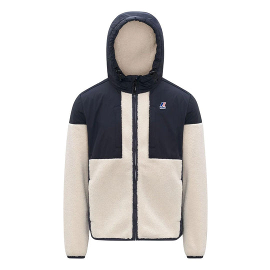 Felpa Uomo K-Way Samson 4.0 Orsetto Panna / Blu