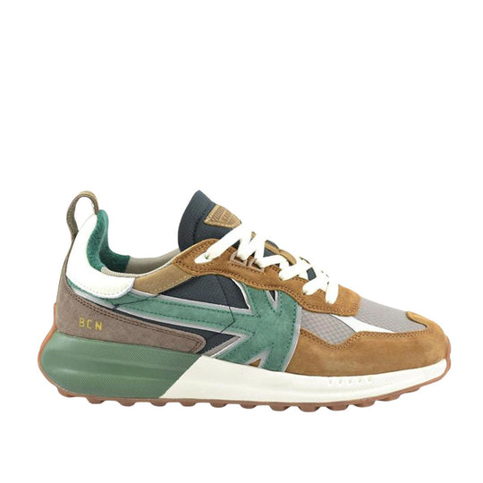 Sneakers Uomo Kaotiko Vancouver Earth Marrone / Blu / Verde