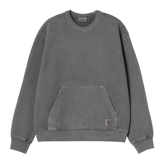Felpa Uomo Carhartt Torion Sweatshirt Nero Lavato