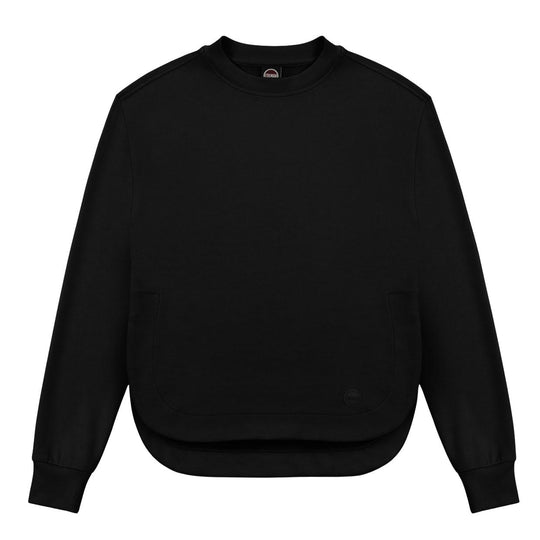 Damen-Sweatshirt Colmar abgerundeter Effekt Schwarz