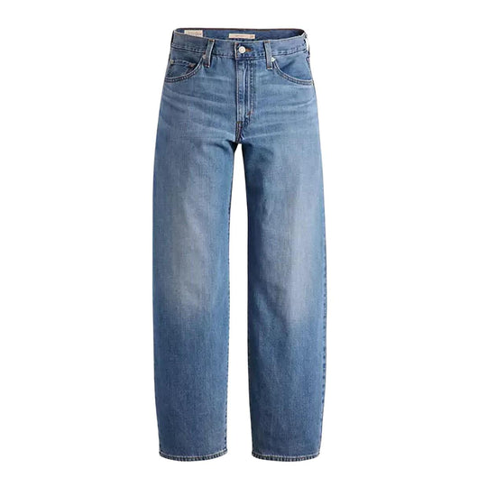 Jeans Damen Levi's Baggy Dad Leinen+ Denim