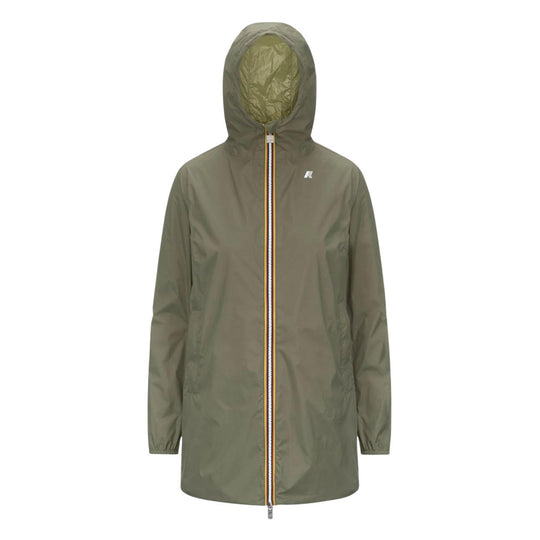 Giubbino Donna K-Way Sophie Plus.2 Reversibile Verde / Verde