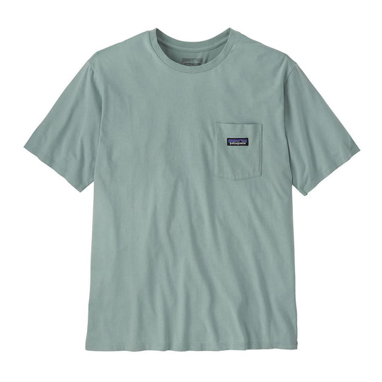 Herren T-Shirt Patagonia Daily Pocket Hellblau