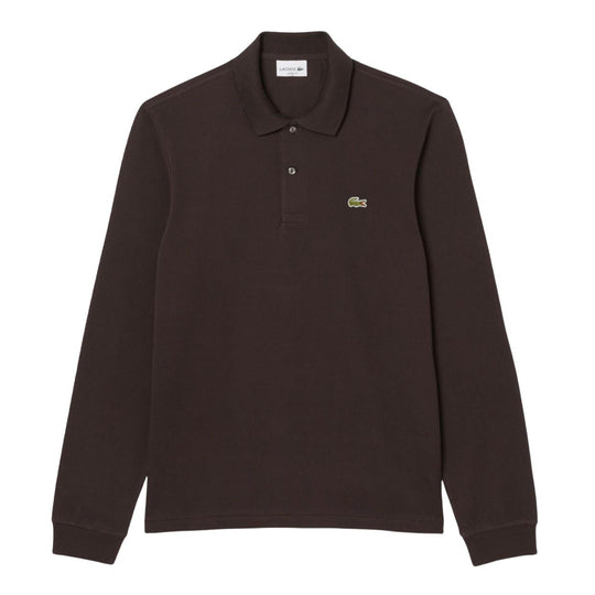 Polo Lacoste Classic Fit Maniche Lunghe Marrone (SKB)
