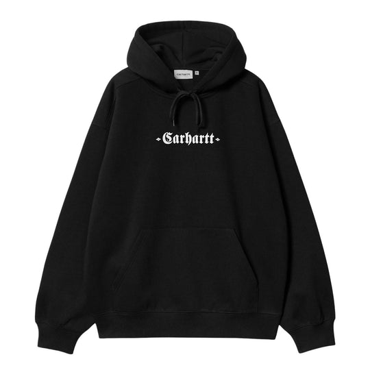 Felpa Uomo Carhartt WIP Hooded Greatest Hits Nero / Bianco