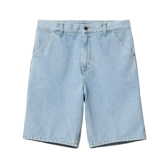 Bermuda Uomo Carhartt Single Knee Short Denim Chiaro