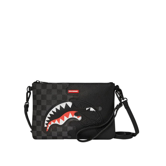 Sprayground Unfinished Shark Black Multicolor Pouch