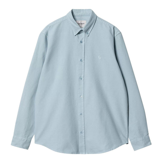 Carhartt WIP Men's L/S Bolton Shirt Sky Blue
