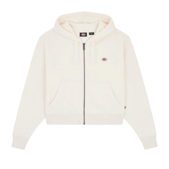 Felpa Donna Dickies Oakport Zip HD Panna