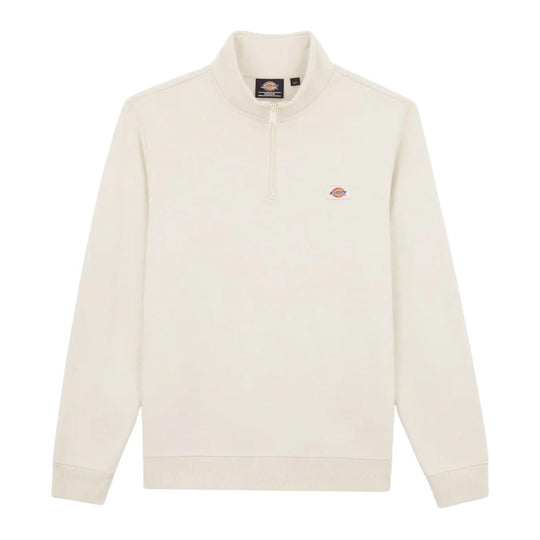 Felpa Uomo Dickies Oakport Quarter Zip Panna