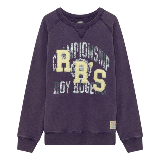 Felpa Uomo Roy Roger'S Championship Sweater Viola Lavato