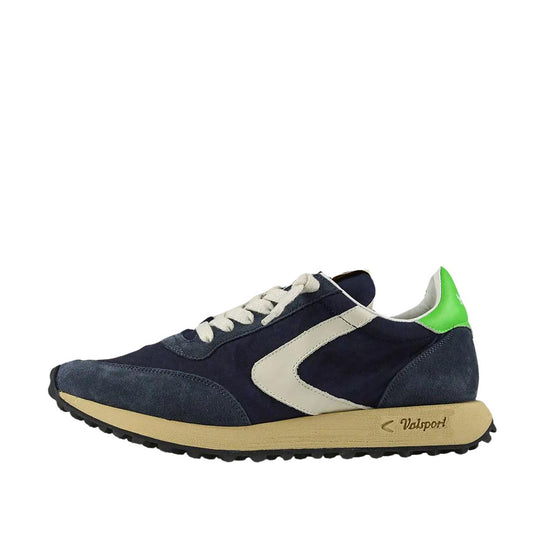 Sneakers Uomo Valsport Start Heritage Nylon Blu/Verde