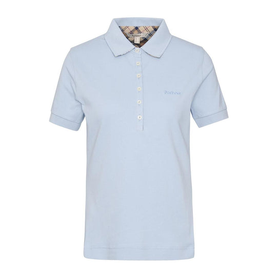 Polo Donna Barbour Portsdown Celeste