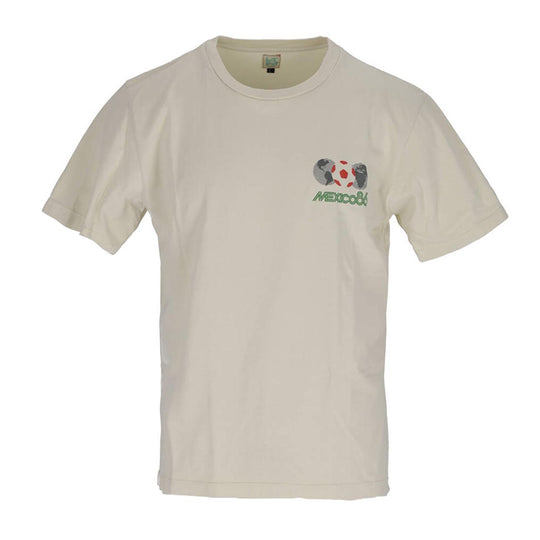 T-Shirt Uomo Mr. Hot Dog Maradona Bianco Sporco