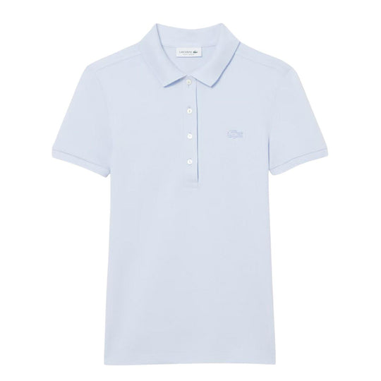 Polo Donna Lacoste M/M Slim Unita Celeste