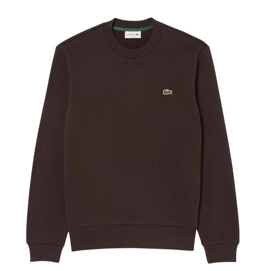 Felpa Uomo Lacoste Girocollo (SH9608) Marrone