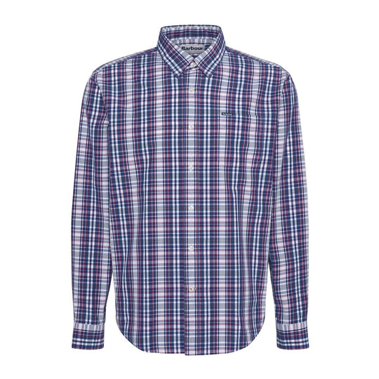 Camicia Uomo Barbour Linford Blu / Rosso Multicolor