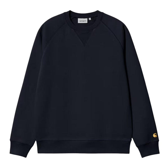 Felpa Uomo Carhartt WIP Girocollo Chase Blu