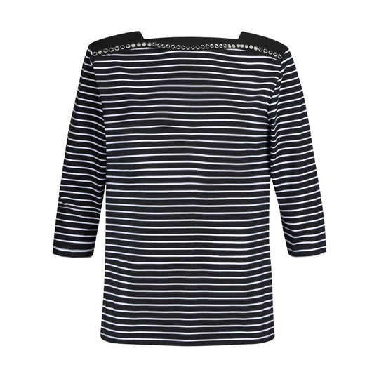 T-shirt Donna Liu-Jo Righe Bianco / Nero