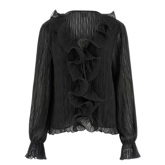 Top Donna Guess Ls Faye Nero
