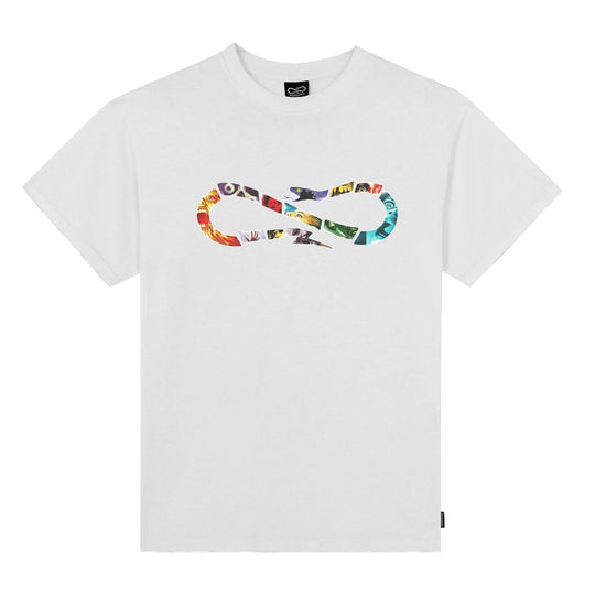 T-shirt Herren Propaganda Logo VHS Weiß / Mehrfarbig