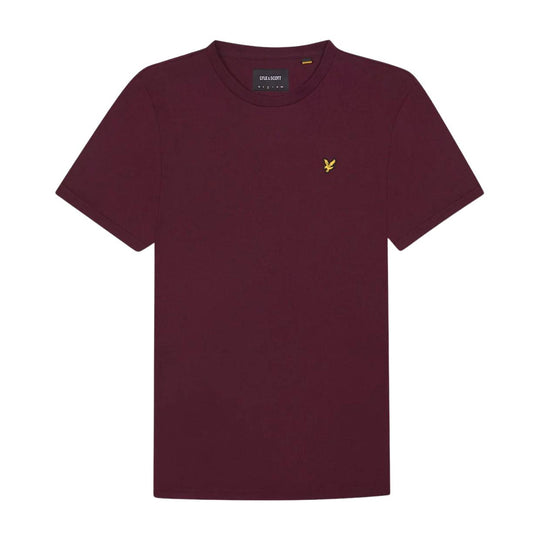 T-shirt Uomo Lyle & Scott Logo Bordeaux