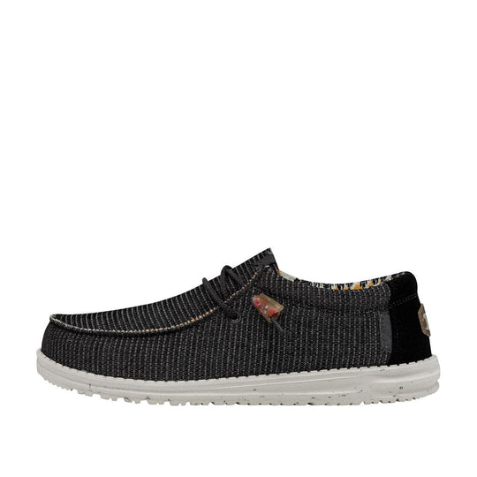 Scarpe Uomo Hey Dude Wally Knit Grigio Scuro