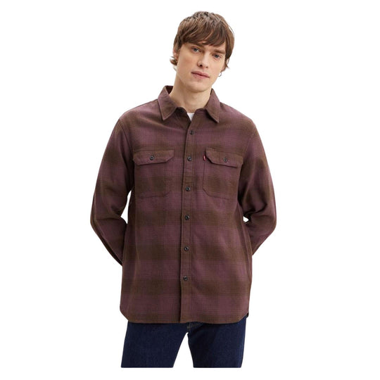 Levi's Jackson Worker Jacke-Hemd Braun / Bordeaux