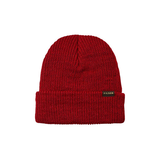 Filson Men's Watch Cap Hat Red