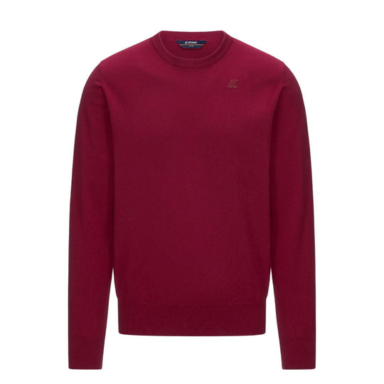 Maglione Uomo K-Way Sebastien Rosso Scuro